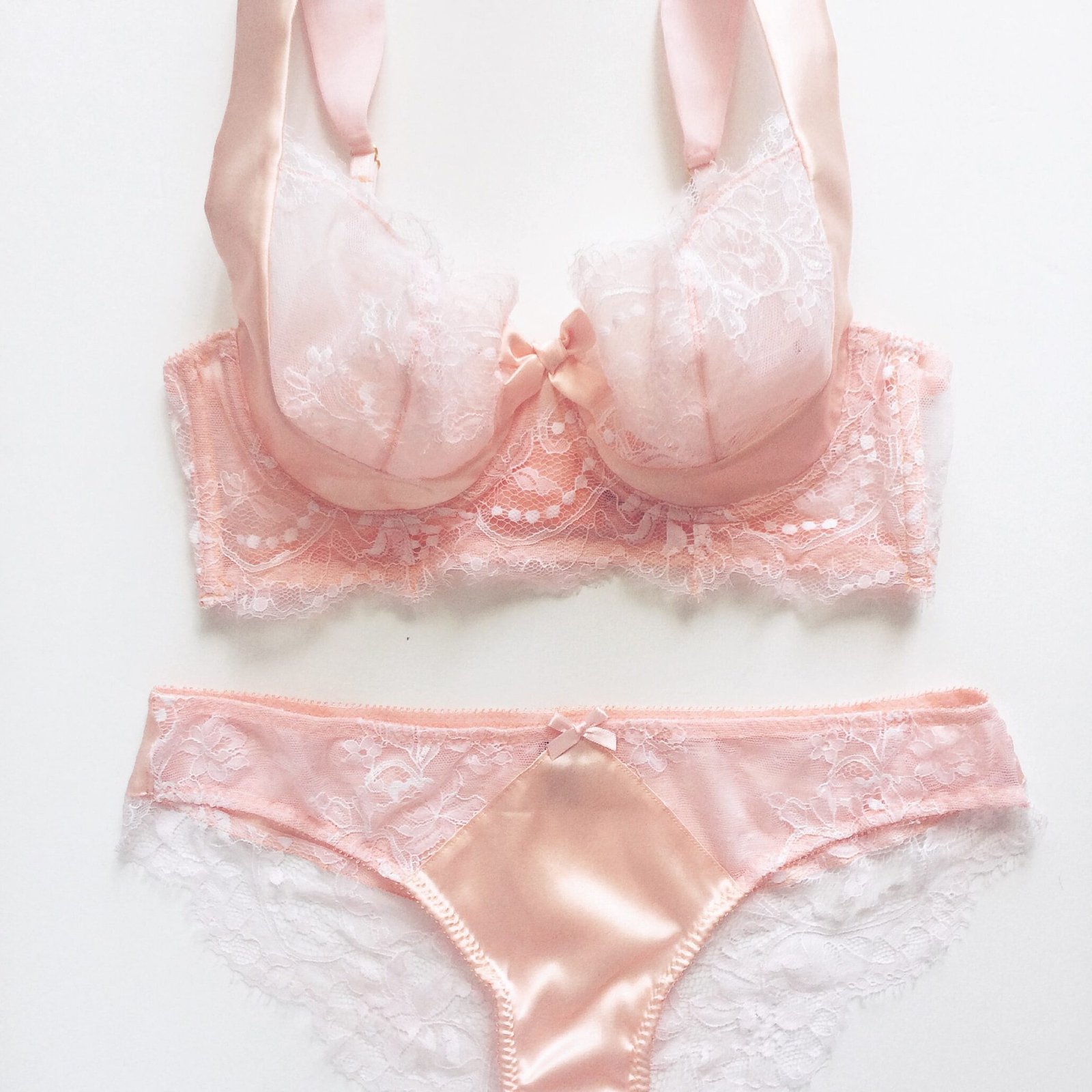 Pink-silk-lingerie-set Pink silk lingerie set