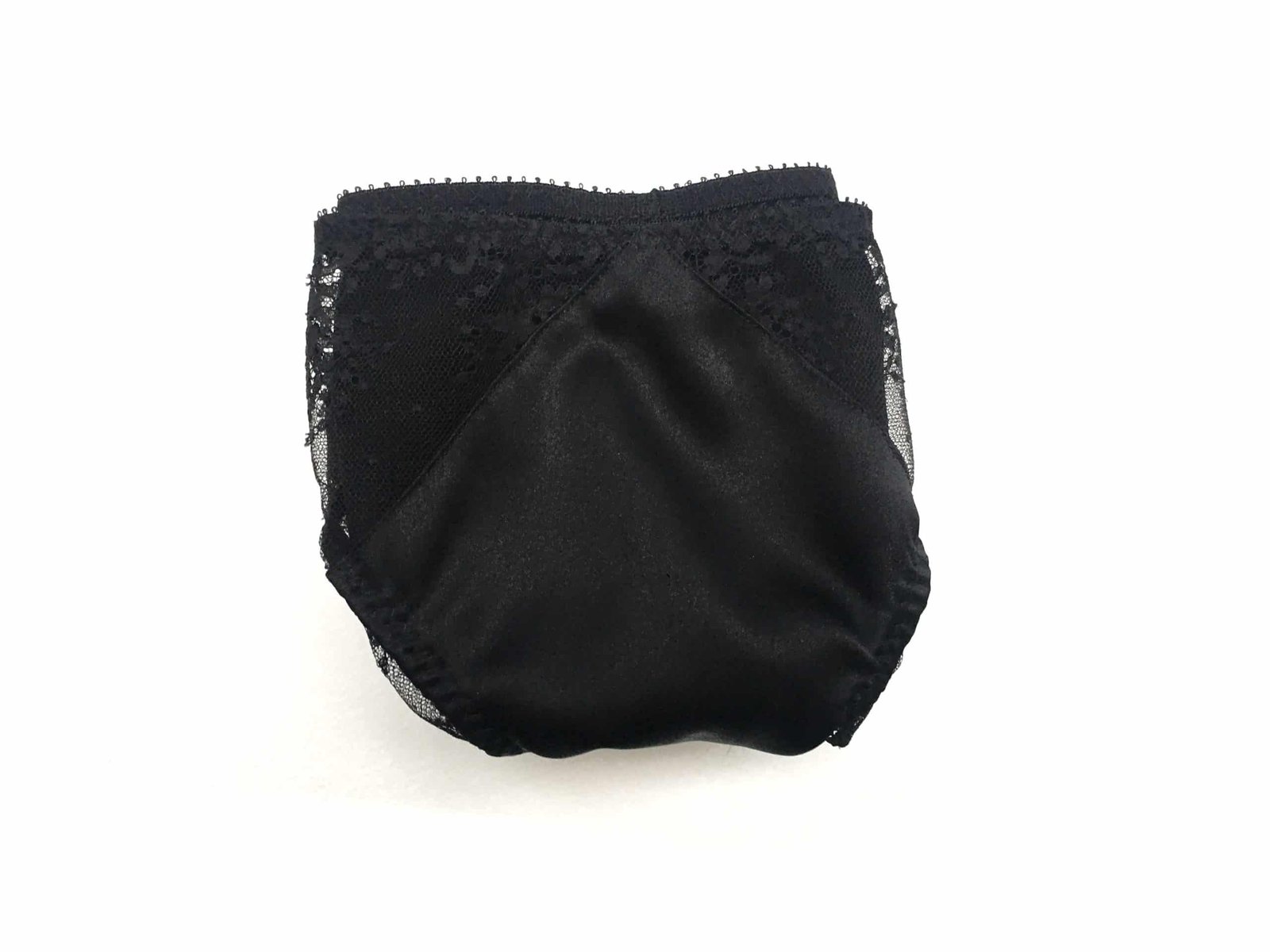 Stylish Panty With Lace Insertion Hortensja Black