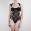 Lace bodysuit with underwired cup