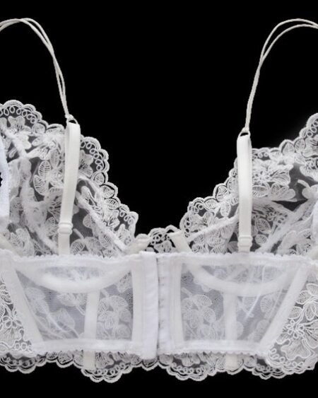 longline lace bra in calais lace bra for bride