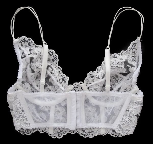 longline lace bra in calais lace bra for bride