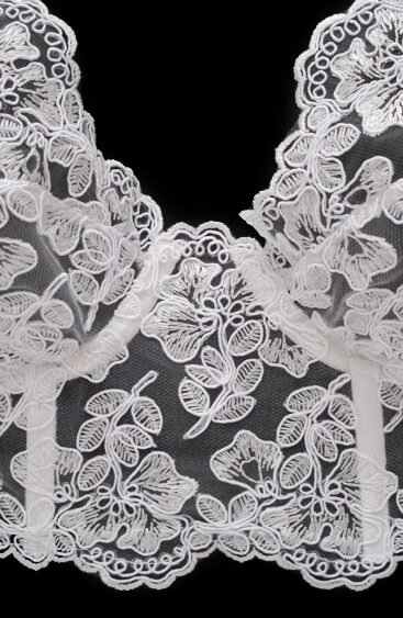 longline lace bra in calais lace bra for bride details