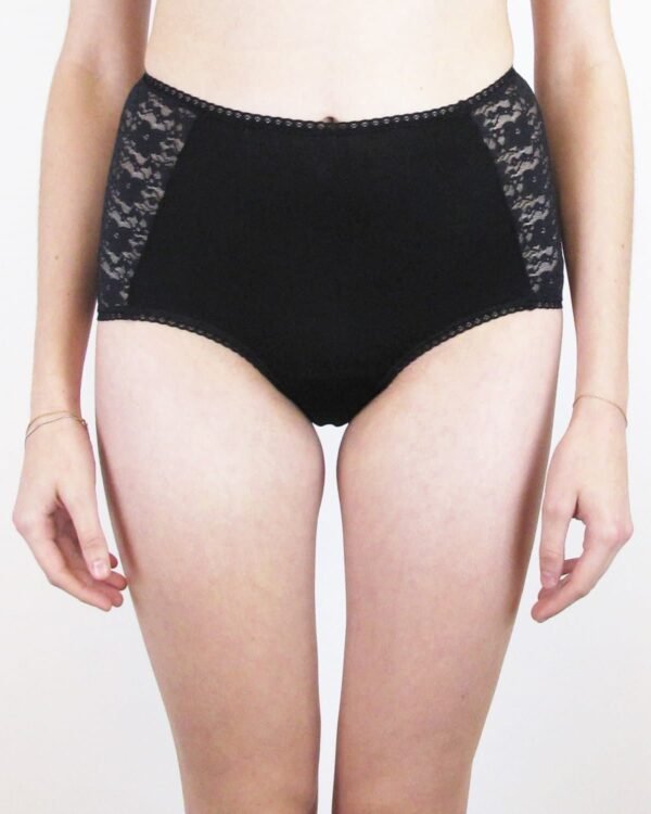 Retro jersey panties in high waist