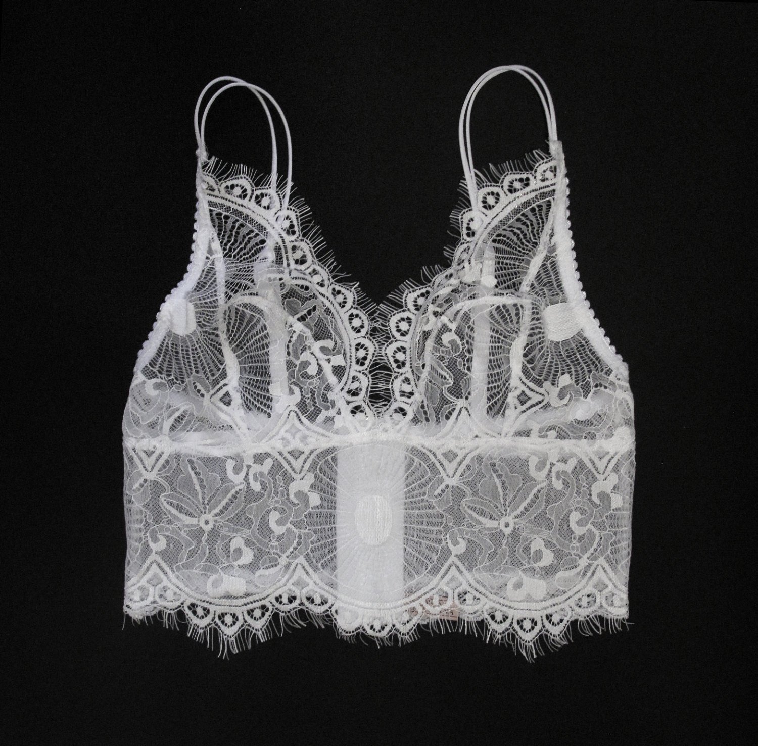Lace White Lace Lingerie Lace Set Underwear Handmade Bra Bralette