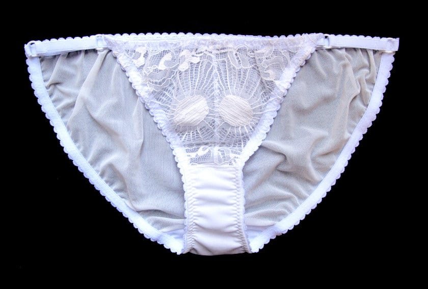 White Sheer Panties Sexy Sheer Panties See Through Knickers Mesh Panties Sexy Sheer