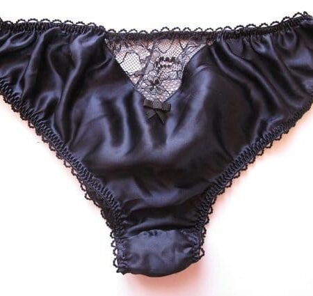 sik navy panties and lace back