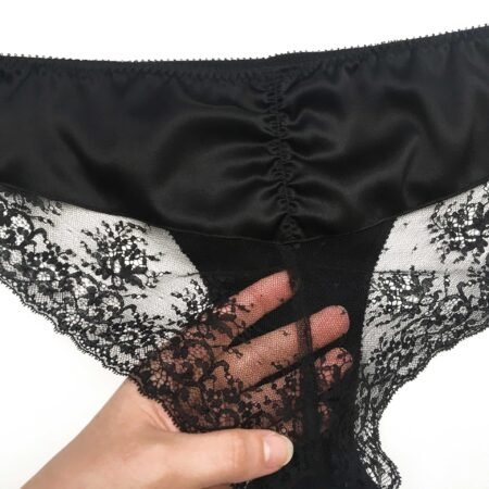 Tanga sheer panties back with frill back details