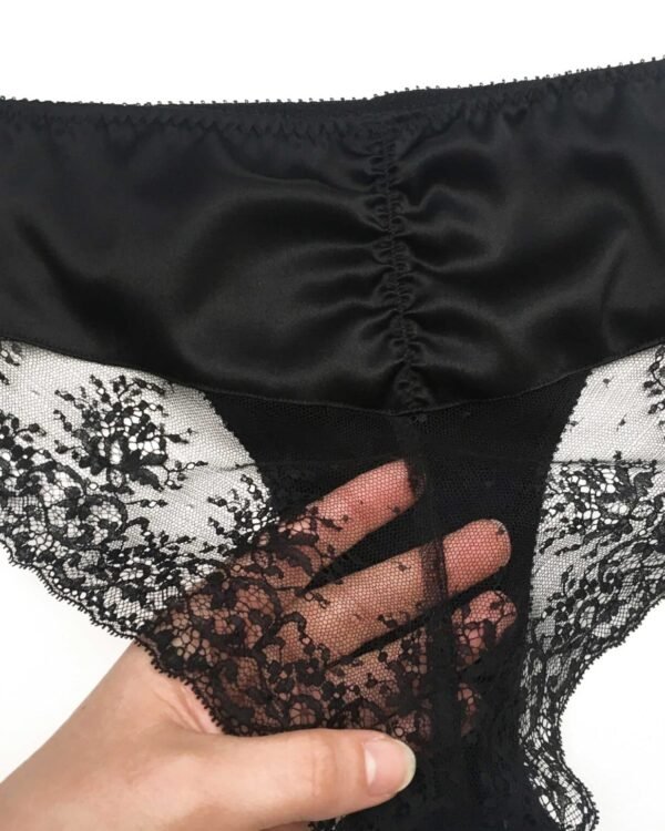 Tanga sheer panties back with frill back details