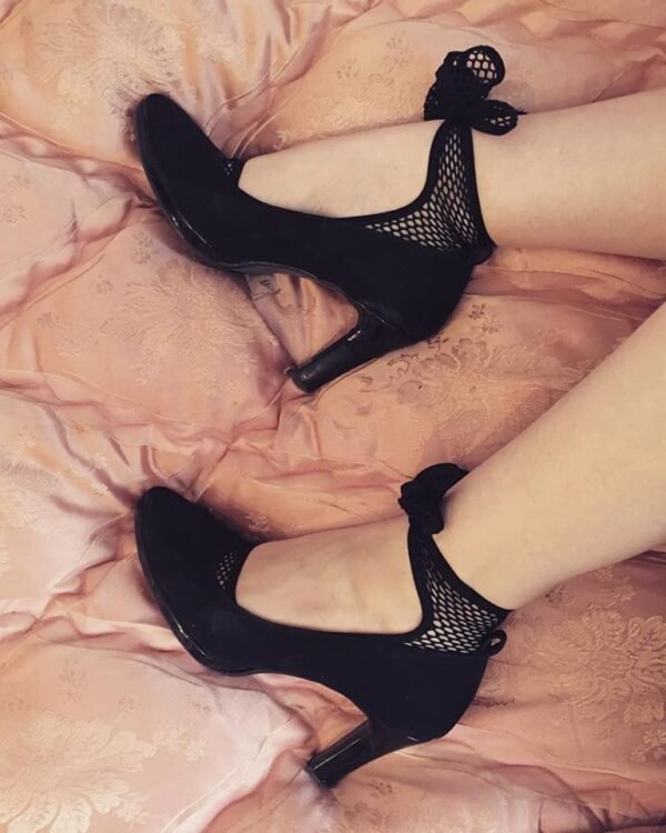 Black fashion socks - Lace socks - Black socks