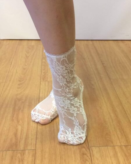 see through sheer white socks fashionable