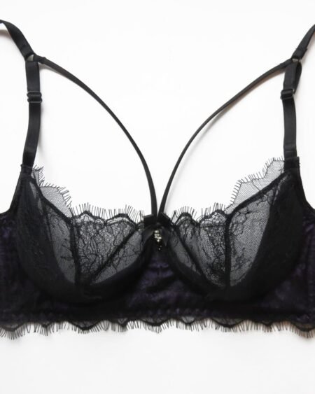 lace strappy bra with support cookies