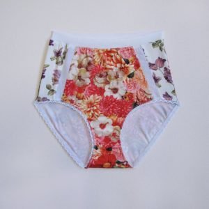 red panties high waisted soft girdle
