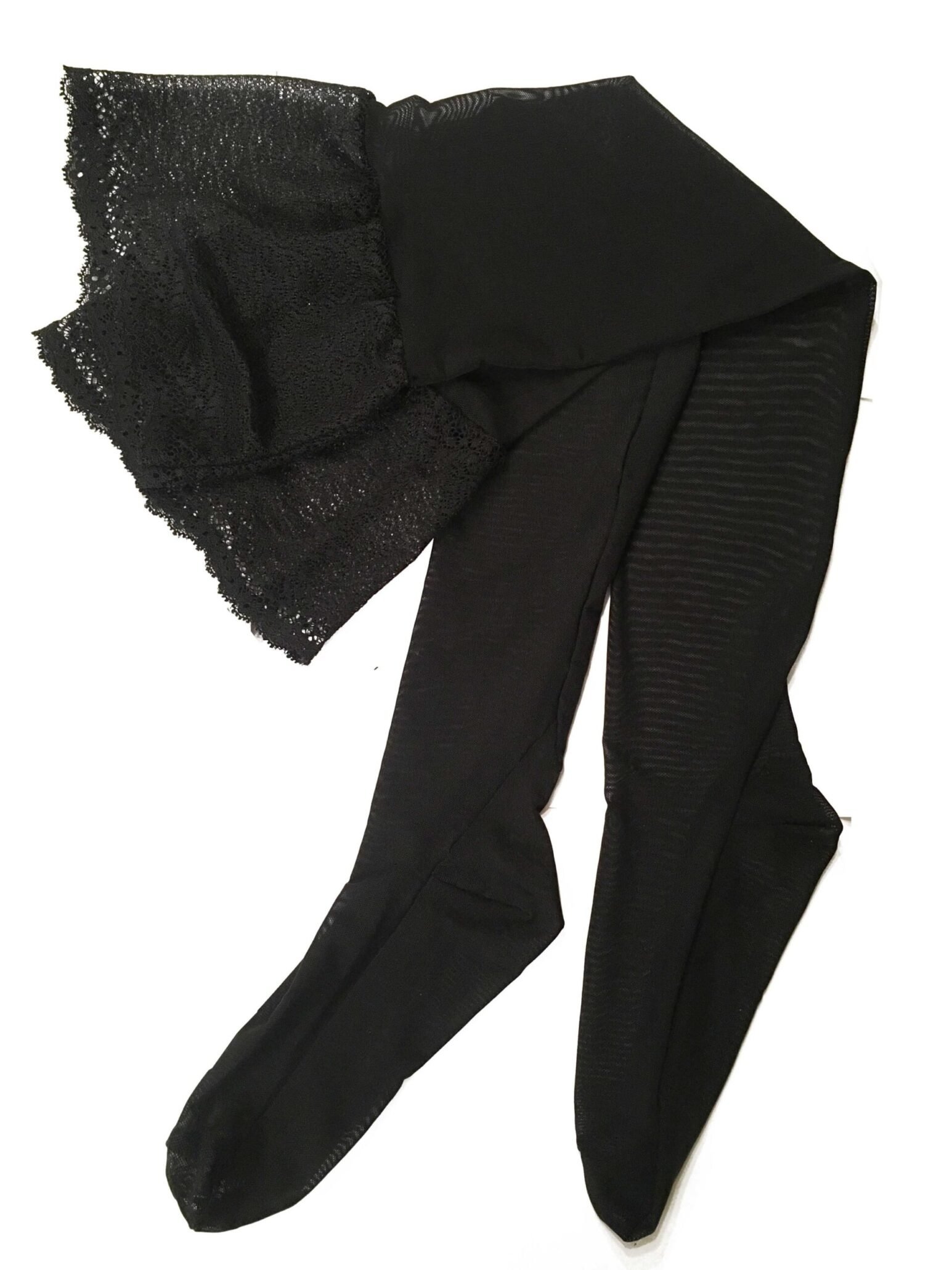 stockings-black plain