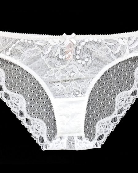 White lace panties