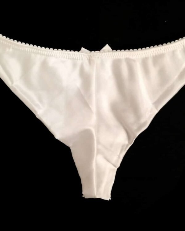 see through panties in lace ivory lace back for bride