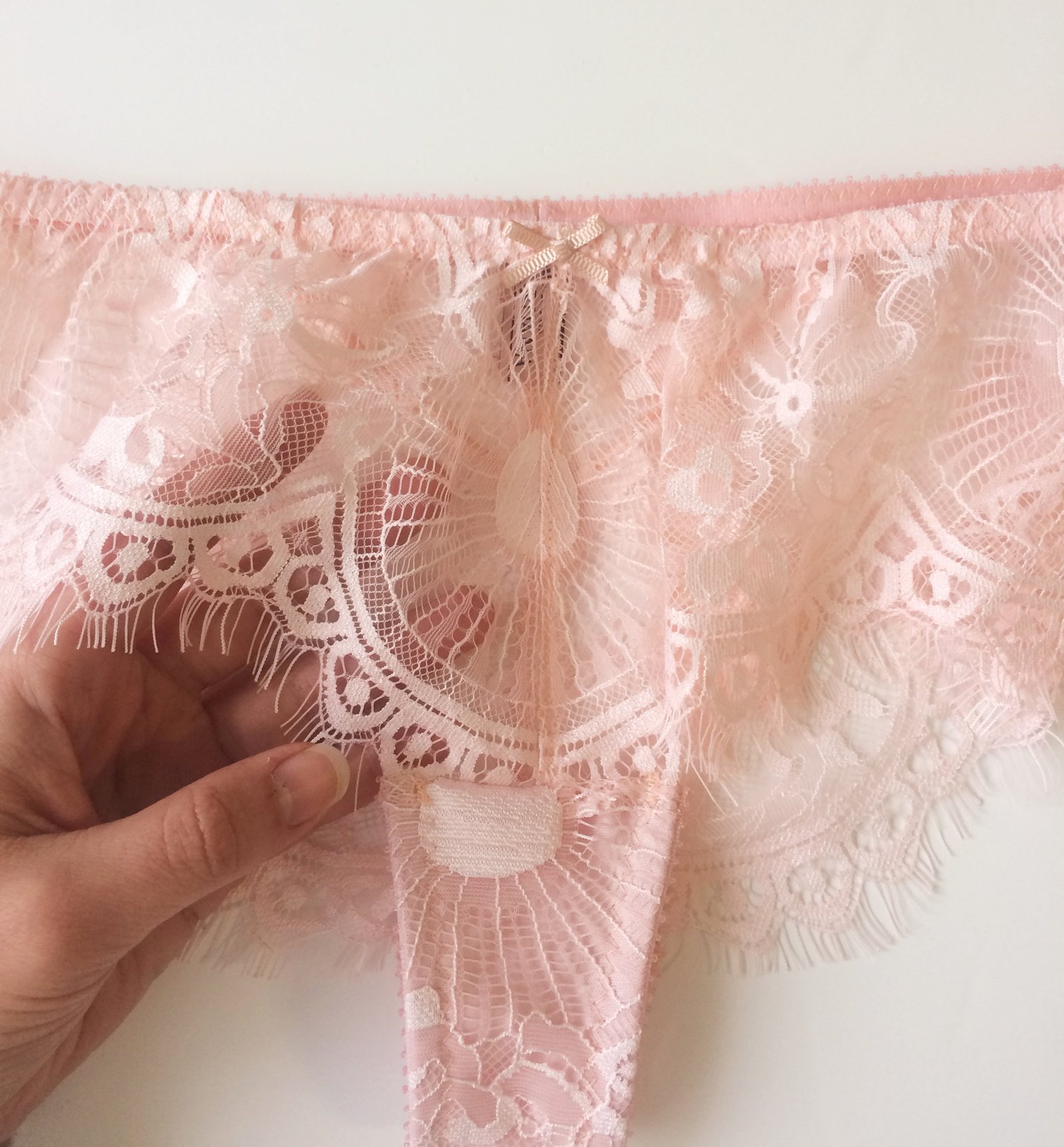 Pink Lace French Knickers Pink Panties Pink Lace Short Marianna Giordana Paris 1255