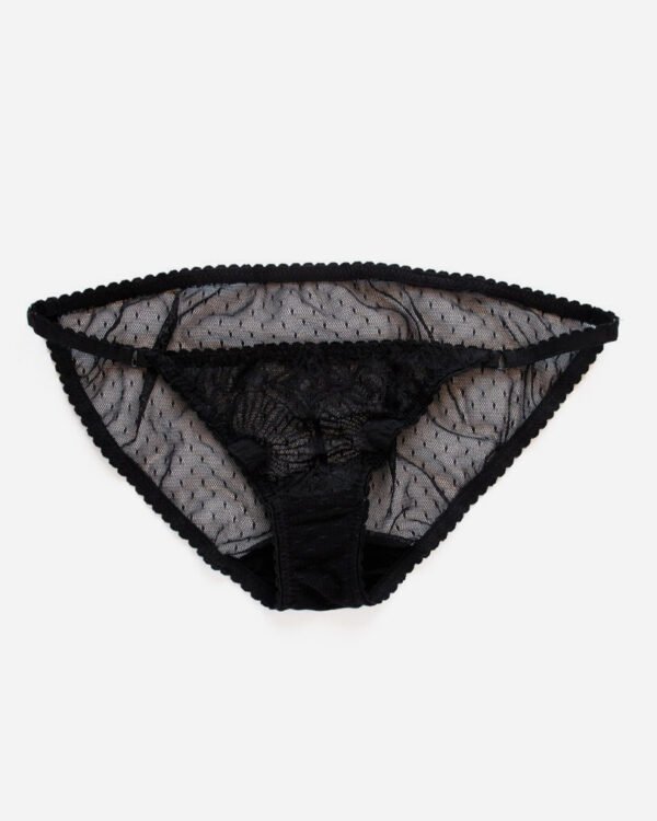 Black Lace Sheer Panties