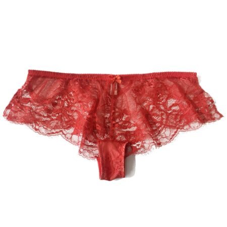 red lace panties
