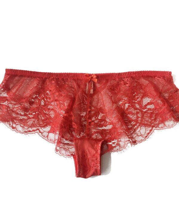 red lace panties