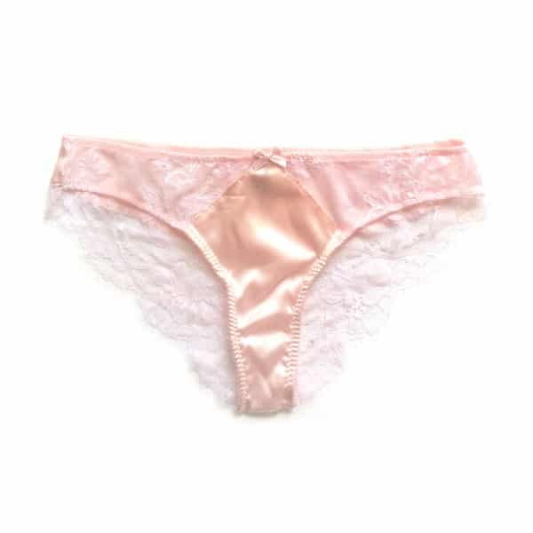 pink lace panties