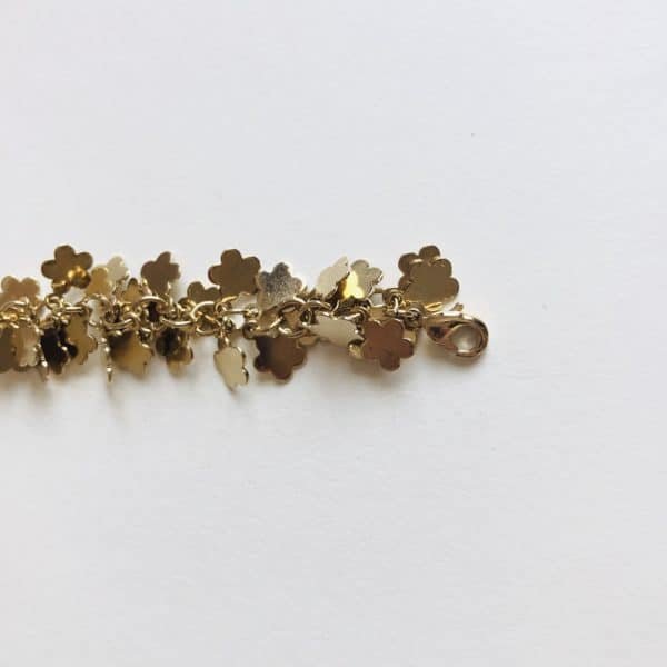 Gold flower chain 23K