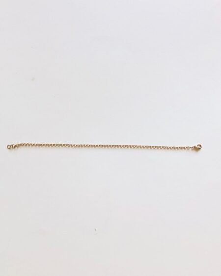 thin gold bracelet 23k