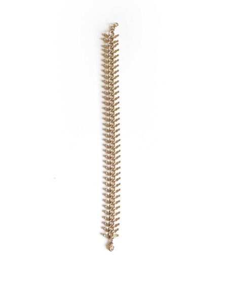 Bracelet-chain-fancy-gold