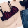 Lace and Silk Balconnet bra - Perfect for plus size