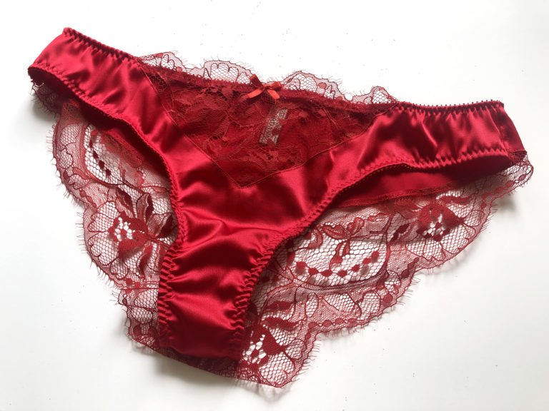 this red silk lingerie is a must-have panties, elegant and sexy