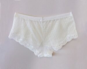 Ivory see thru panties - Sheer panties - Lace panties - In STOCK