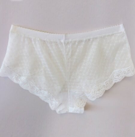 Back Ivory see thru panties