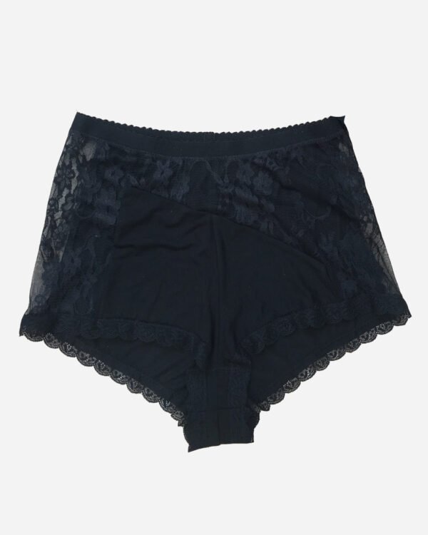 Black High waist boyshort