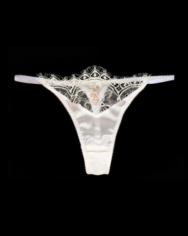 satin thong